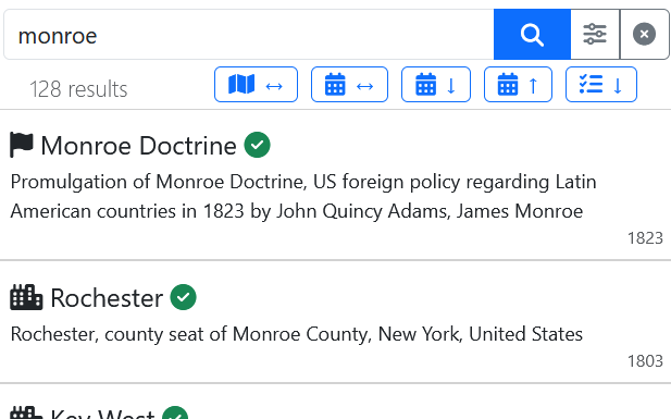 Search results